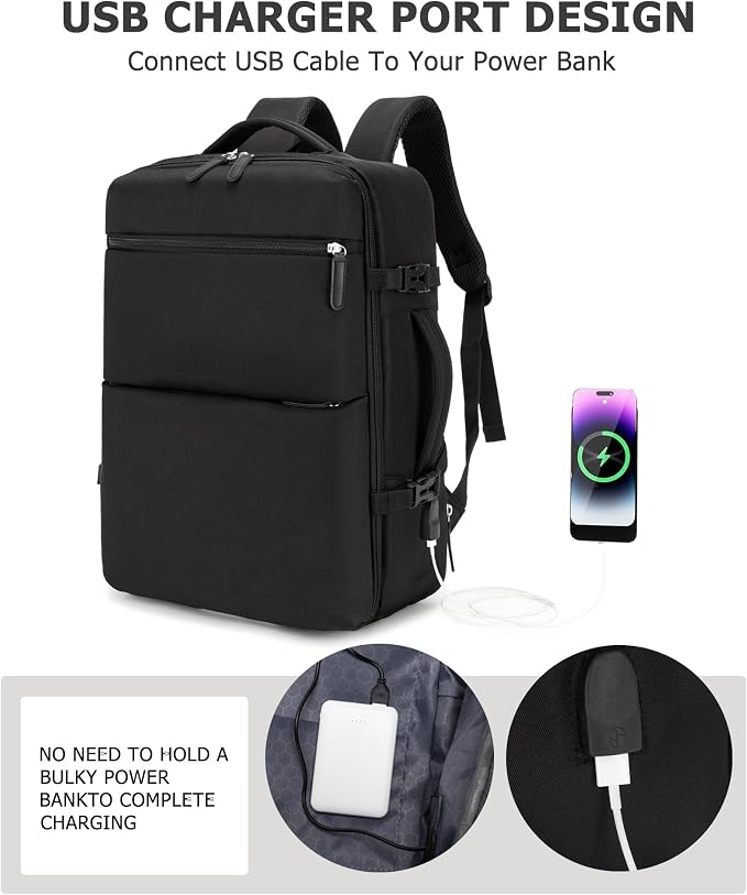 feilario 2 Piece Set 24in Aluminium Frame PC Hard Shell Spinner Wheels Luggage - Image 4