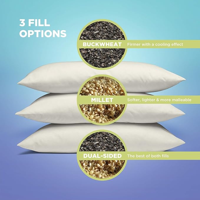 Bean Products 14" x 20" Japanese Bed Pillow - Image 4