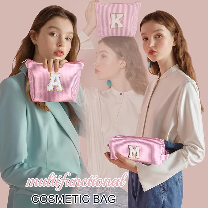 YOOLIFE Preppy Makeup Bag for Women - Image 2