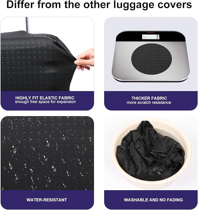 7-Mi Suitcase Cover 3D Print Design Travel Luggage Protector Trolley Case Cover - Image 5