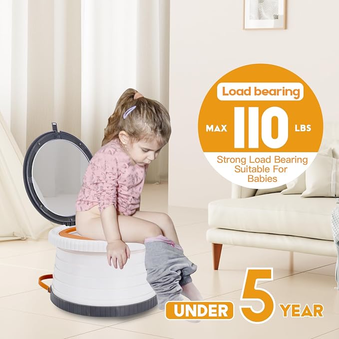 SunnySmile Portable Toilet for Kids, Portable Potty Seat for Toddler Travel - Image 3