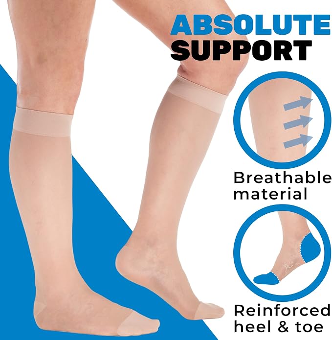 Made in USA - Sheer Compression Stockings - Image 4