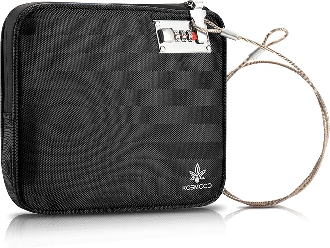 Anti-Theft Locking Beach Bag, 9x7.5-inch Portable Beach Safe by KosmccoCo