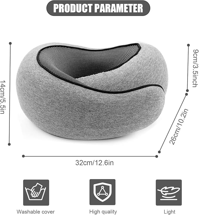 RURING Travel Pillows for Airplanes, Travel Neck Pillow Travel Pillow, Neck - Image 2
