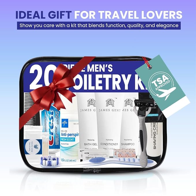 Trektote Travel Toiletry Kit for Men and Women – 20 Piece Set of Travel Size - Image 7