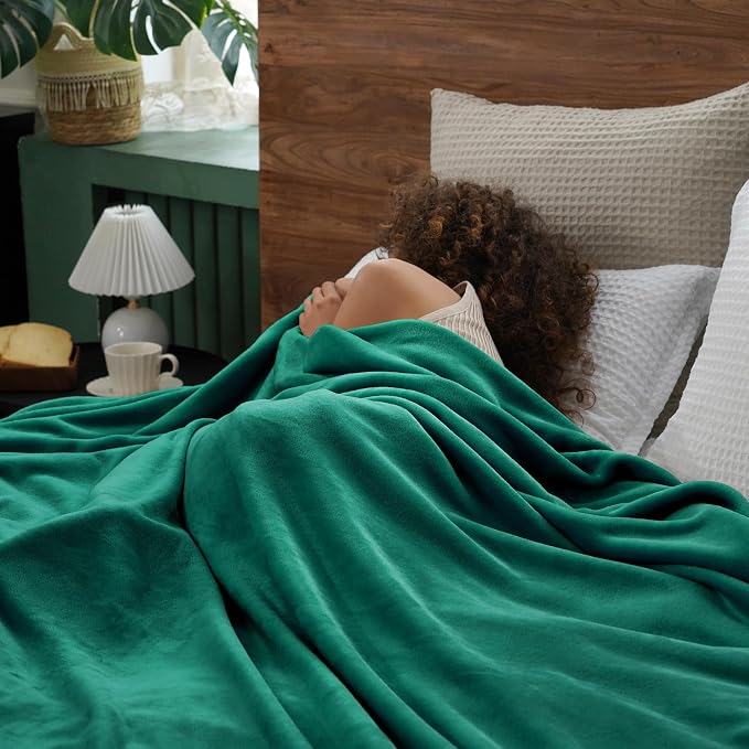 PHF Ultra Soft Fleece Blanket Twin Size, No Shed No Pilling Luxury Plush Cozy - Image 2