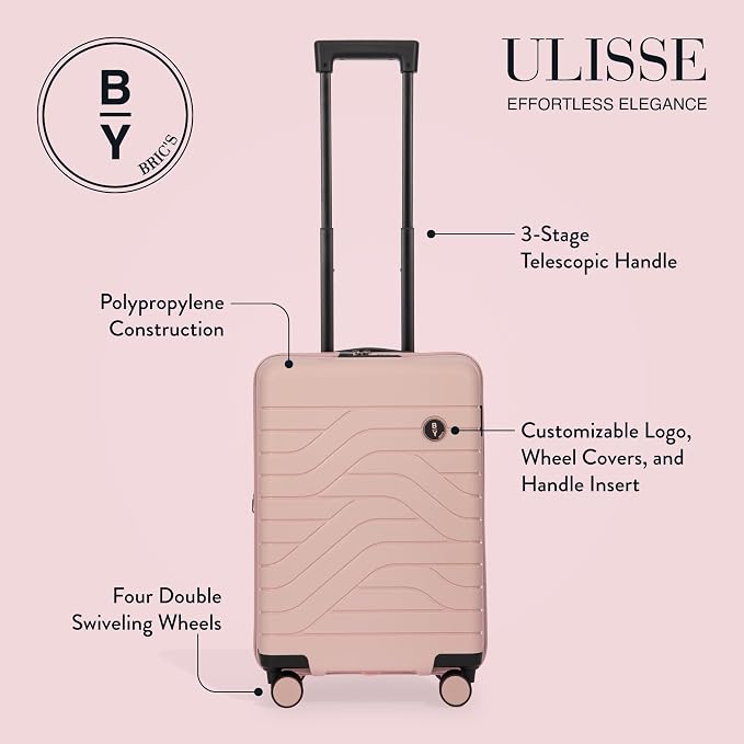 Bric's Milano By Bric's Ulisse 21" Expandable Spinner Pearl Pink One Size - Image 2