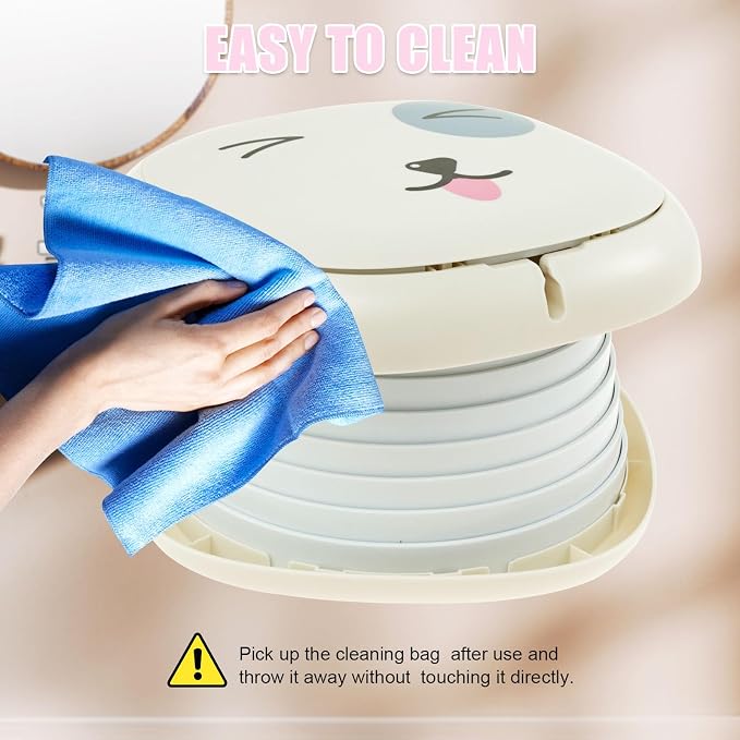 Travel Potty Seat for Toddler Portable Potty for Toddler Travel Portable Toilet - Image 7