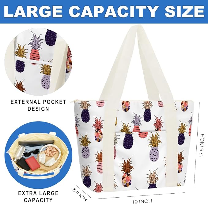 Beach Bags Wet Bag for Swimsuit Tote Bag for Friends Travel Gifts, Aloha Bags - Image 2