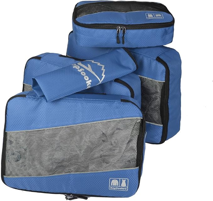 5 Set Packing Cubes for Travel Large Suitcase Luggage Organizer Bags Travel - Image 3