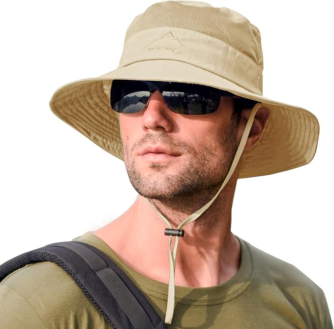 Sun Hats for Men Women Fishing Hat UPF 50+ Breathable Wide Brim Summer UV - Image 2