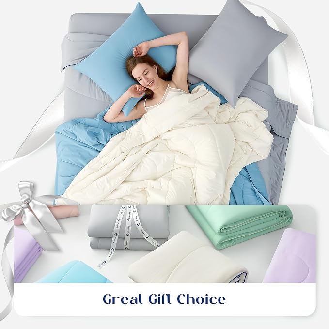 Dream Valley® Outlast® Deepsleep Cooling Comforter, Twin Size, NASA-Grade Space - Image 8