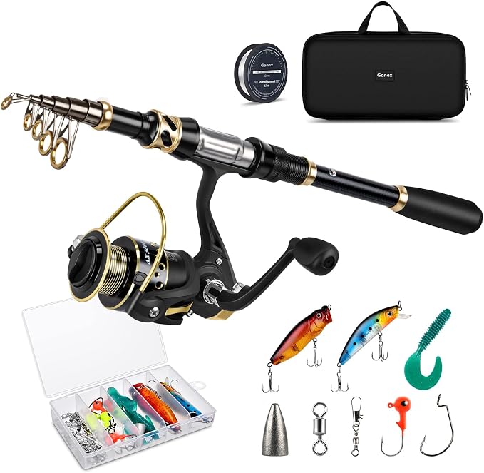 Fishing Rod and Reel Combo Telescopic Pole Set - Image 8