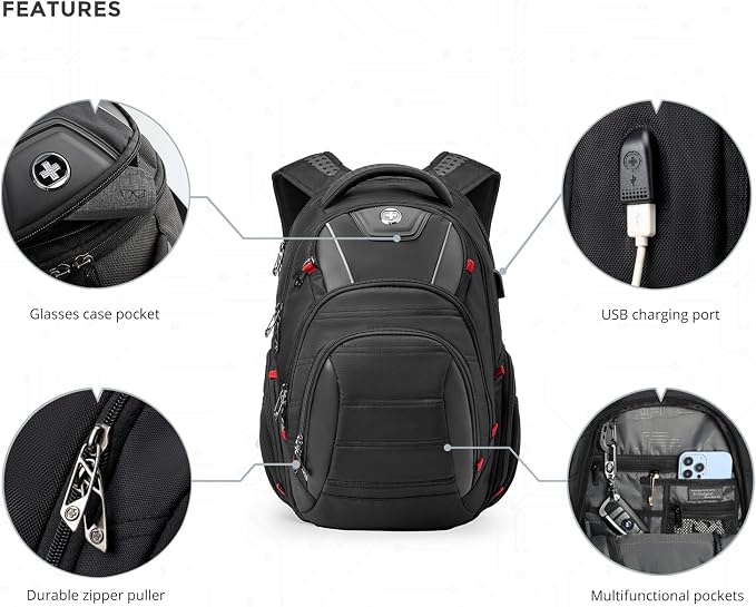 Swissdigital Design Men's Laptop Backpack - Image 3