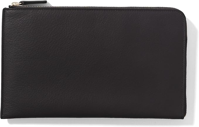 Leatherology Black Onyx Leatherology Slim Zip Travel Wallet by Leatherology