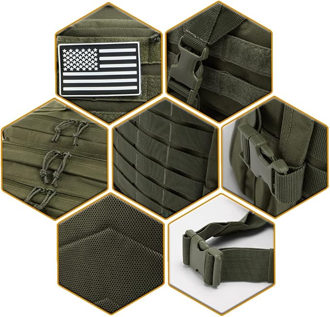 QT&QY 45L Military Tactical Backpacks - Image 6