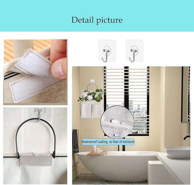 4pcs Wall Hanging Storage Bag, Wall Hanging Organizer bags - Image 4