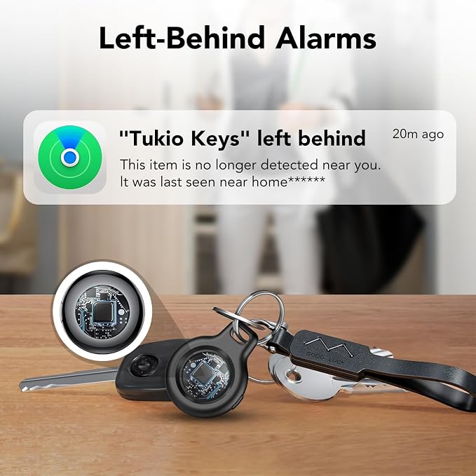 2025 New Air Tracker Tag-2 Pack, Replaceable Battery, Key Finder and Item - Image 5