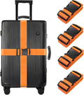 BILIONE 4 Pack Luggage Straps 79" Long Belts Keep Suitcase Secure While by BILIONE