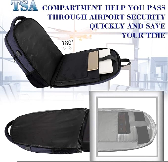 MATEIN Large College Backpack, Sturdy Computer Backpack - Image 8