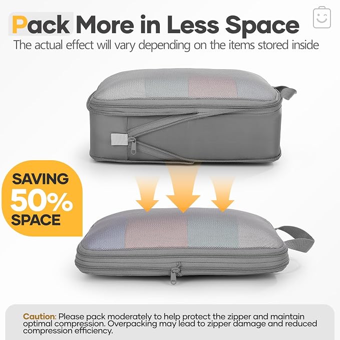 Veken 9/11 Set Compression Packing Cubes - Image 4