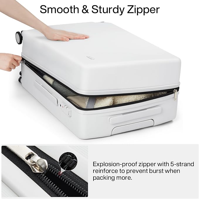 Hanke 20 Inch Hard Shell Suitcases - Image 9