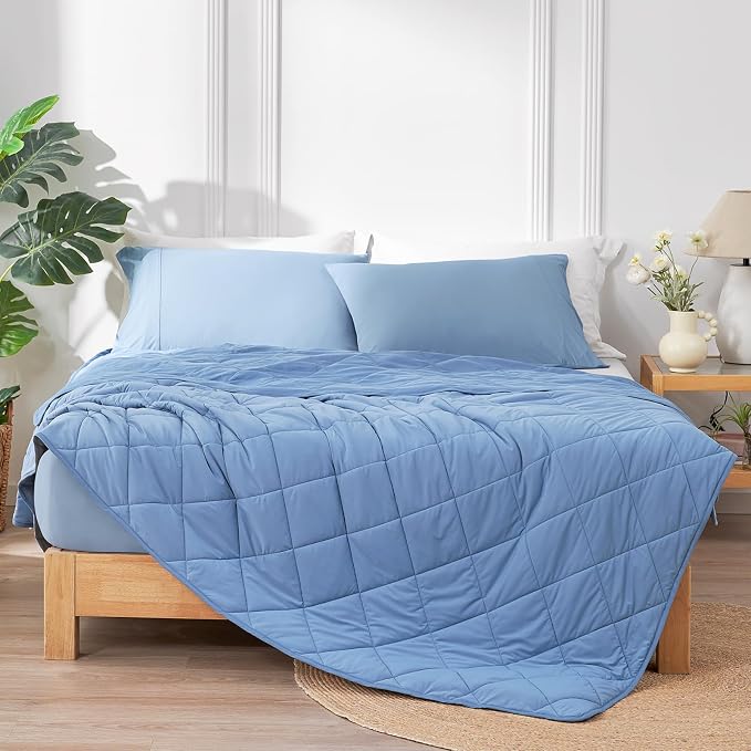 Cozy Bliss Cooling Blanket for Hot Sleepers, Q-Max 0.4 Cooling Comfort King Size - Image 4