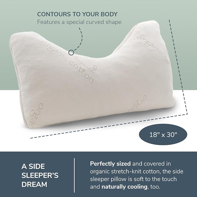 Naturepedic Organic Latex Side Sleeper Pillow - Image 6