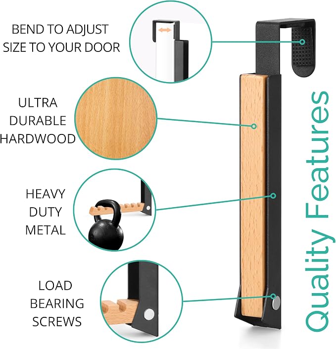 Over The Door Coat Rack: Portable Folding Travel-Friendly Over The Door Clothes - Image 4