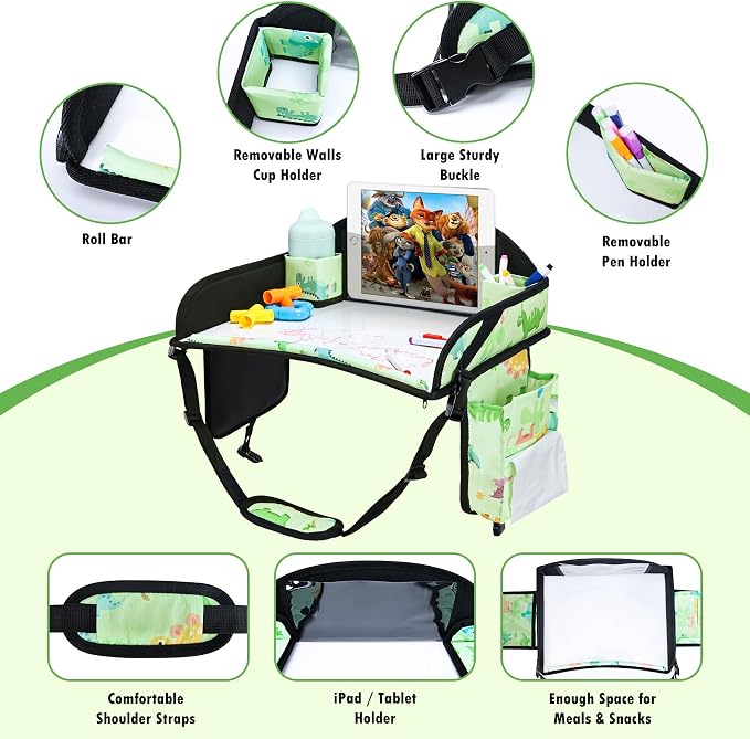 Kids Travel Tray, Toddler Road Trip Essentials - Image 8