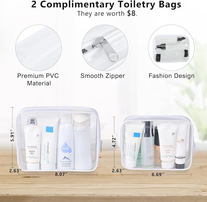 Travel Backpack for Women, Large Carry On Backpack for Travel, Waterproof - Image 6