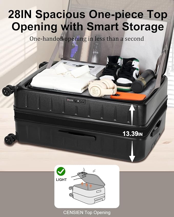 Luggage Sets 2 Pieces, 20 Inch Carry On Luggage and Expandable 28 Inch Checked - Image 2
