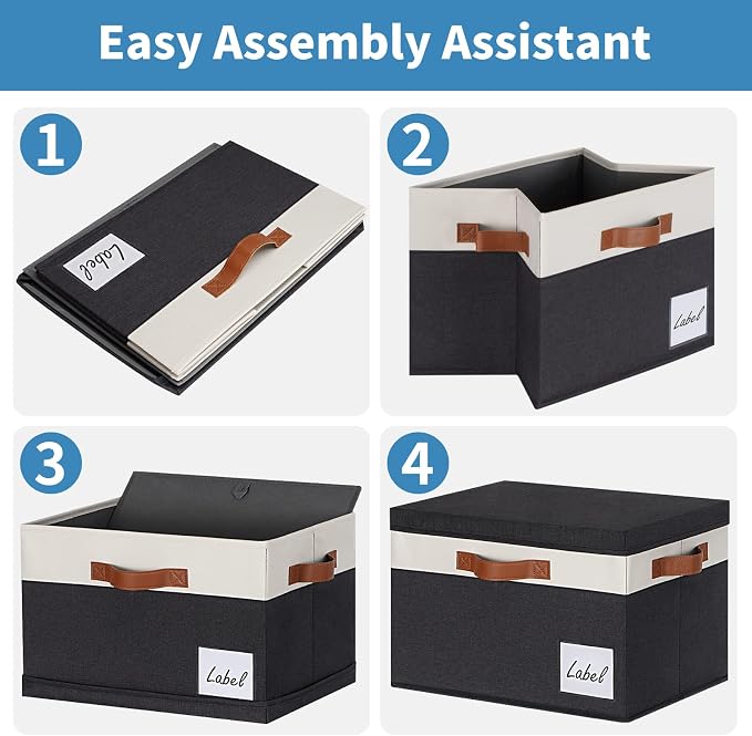 GhvyenntteS Extra Large Storage Bins - Image 5