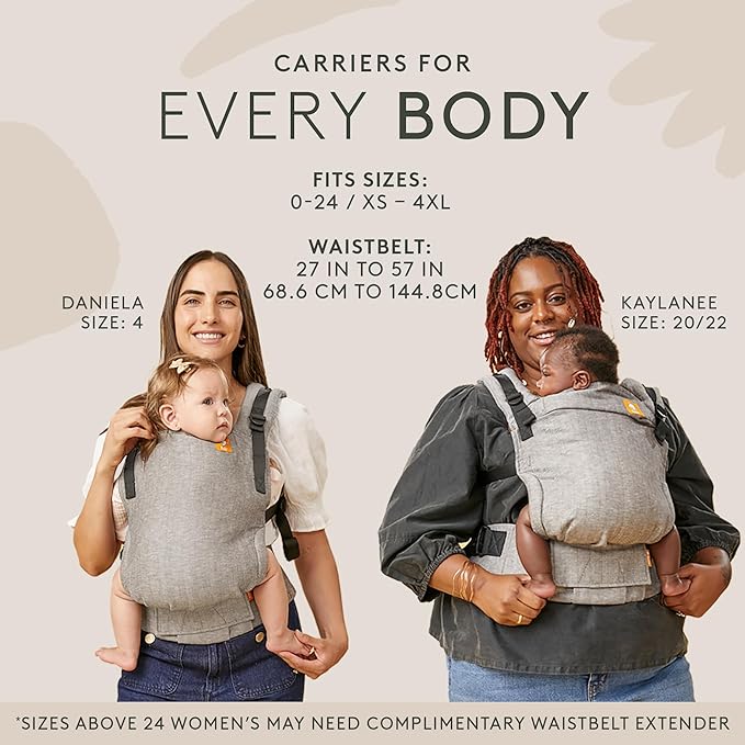 Baby Tula Linen Panel Free-to-Grow Baby Carrier - Image 4