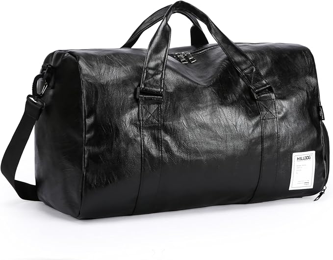 Leather Sports Gym Tote Bag by HillDog