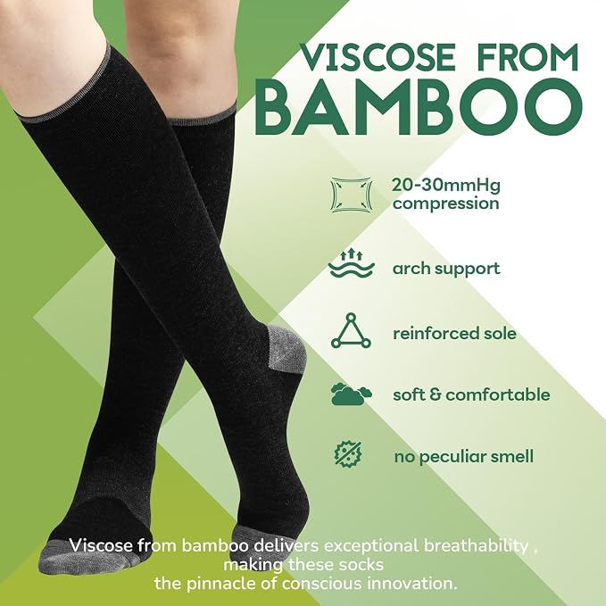 SONORAN Bamboo Viscose Compression Socks - Image 4