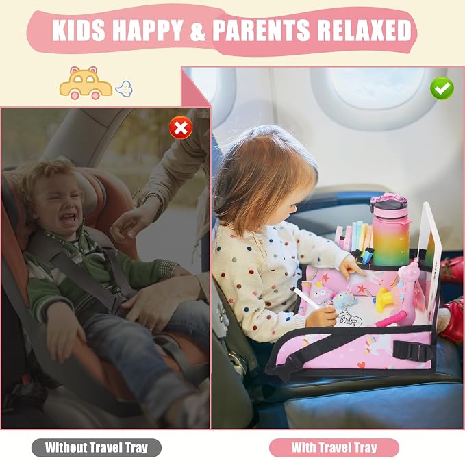 Upgraded Kids Travel Tray for Car Seat - Image 3
