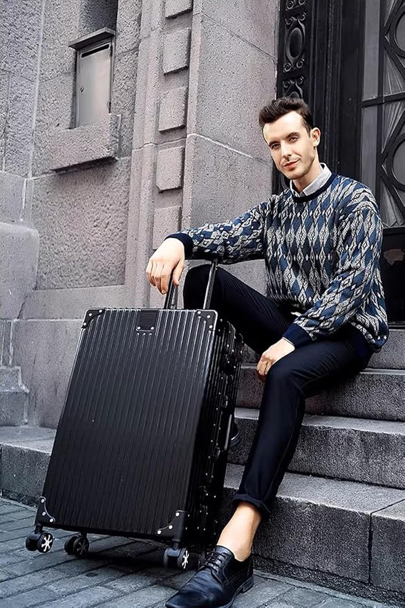 HotWay 28 Inch All Aluminum Checked in Luggage, Hard Shell Suitcase - Image 6