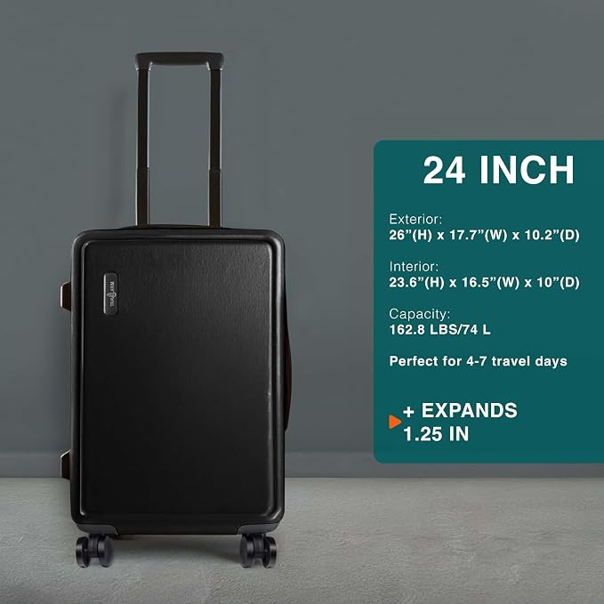 Luggage Sets 3 Piece, 22 Inch Carry on Luggage and 24 Inch Suitcases - Image 3
