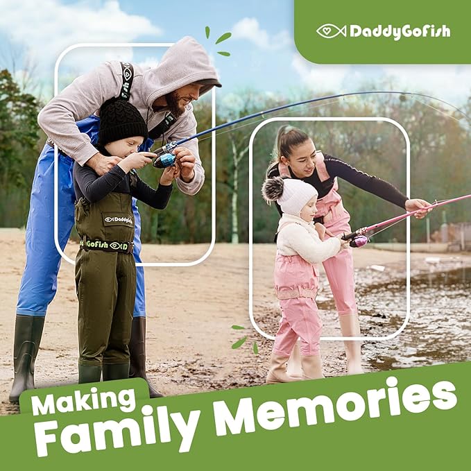 DaddyGoFish Kids Fishing Pole - Image 6