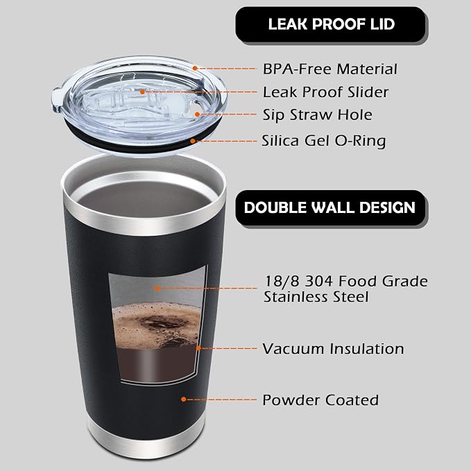 20oz Tumbler Bulk Stainless Steel Tumblers - Image 6