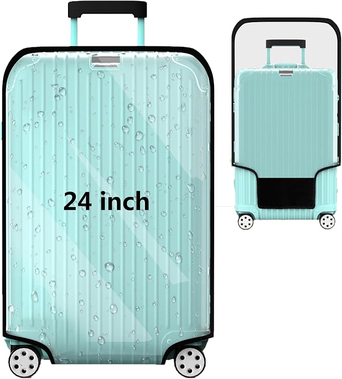 Suitcase Covers For Luggage, 24 Inch Clear PVC Luggage Covers Protector Full by YHOUSE