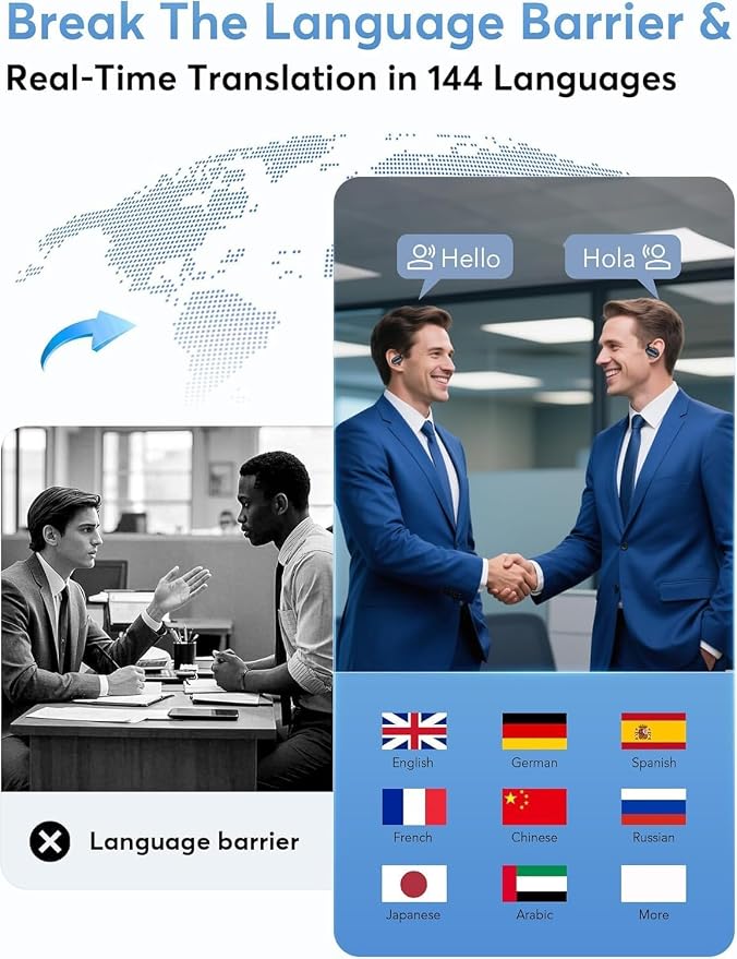 AI Translation Earbuds, Real-Time Translator - Image 3