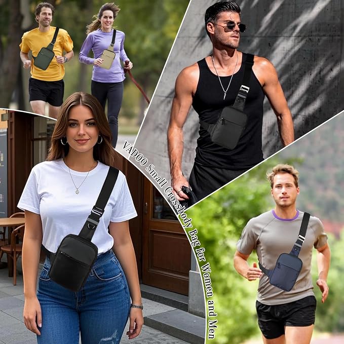 VADOO Crossbody Bags for Women, Mini Lightweight RFID Blocking Sling Men Bag - Image 8