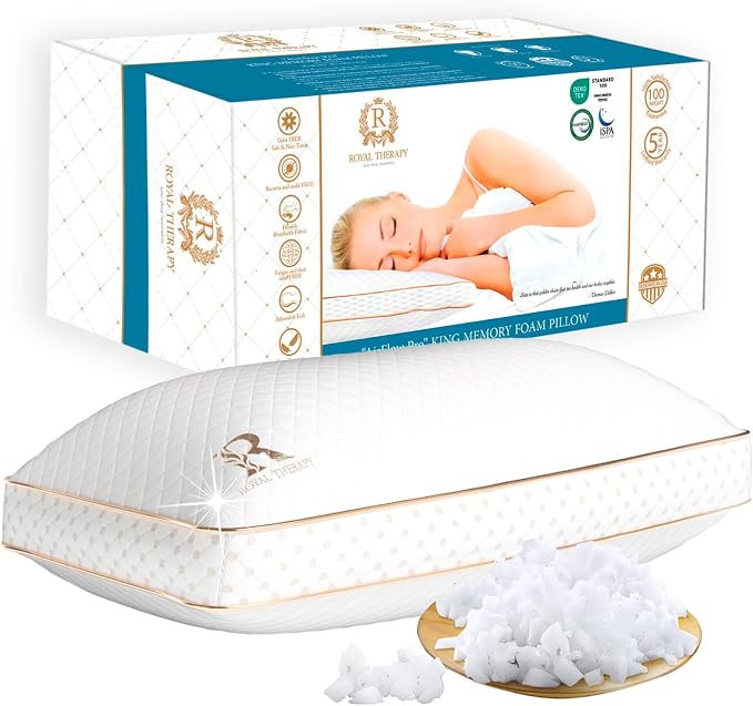 Royal Therapy King Memory Foam Pillows by ROYALTHERAPY