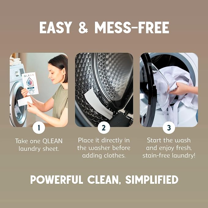 QLEAN Laundry Detergent Sheets – Travel Laundry Detergent Sheets - Image 5