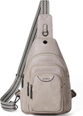 Crossbody Sling Bag for Women Men Anti Theft Cross Body Fanny Pack Belt Bag by Leresas