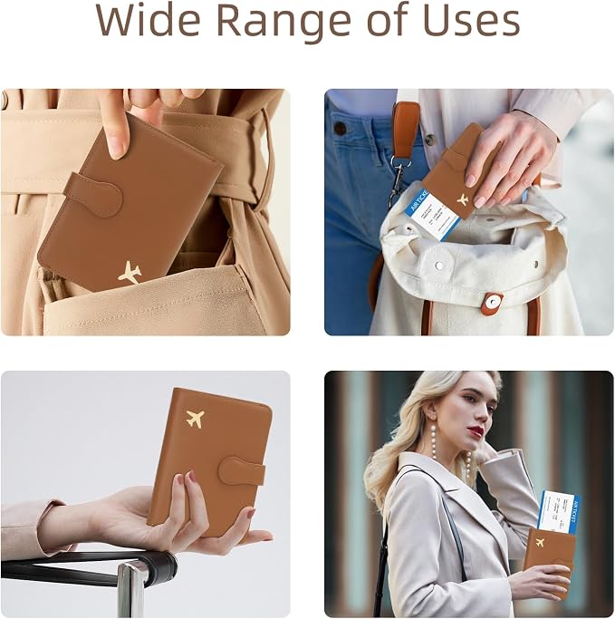 ZOPPEN Rfid Passport Holder for Travel, Passport Cover Wallet Case Travel - Image 7