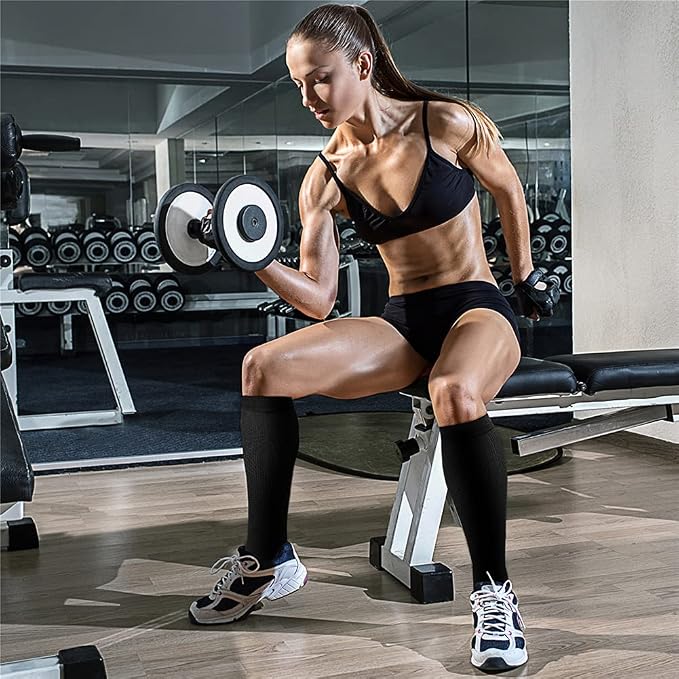 CHARMKING Compression Socks for Women & Men Circulation 15-20 mmHg is Best - Image 4