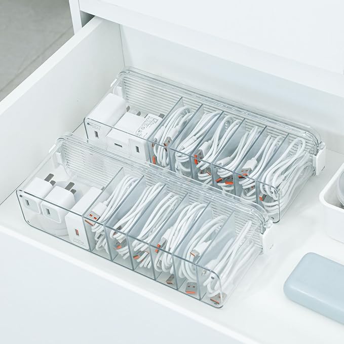 Yesesion 2 Pack Cord Organizer Box - Image 2